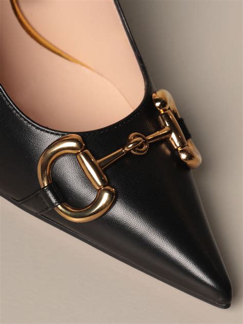 gucci chain-link t strap pumps|Gucci Leather Chain.